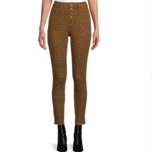 Women's Button Fly High Rise Curvy Jeans